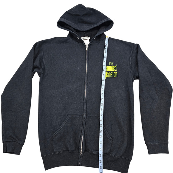 Disney Parks Haunted Mansion Hoodie Womens Small Black Ghost Cuties Zip Jacket - Picture 11 of 13